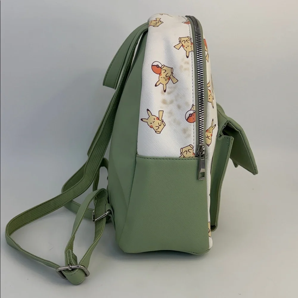 Pokemon Pikachu Kids‎ Backpack - Green and White